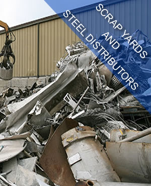 Scrap yards and Steel Distributors