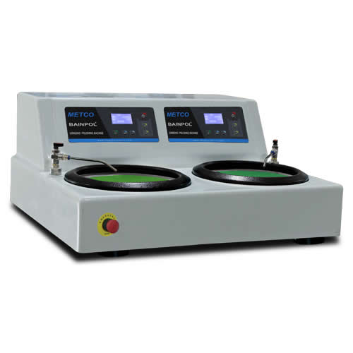 Pulidora Bainpol VTD, pulidora esmeriladora  de mesa acccionamiento individual con pantalla tactil