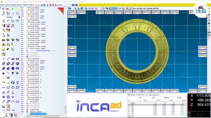 Capture INCA3D software