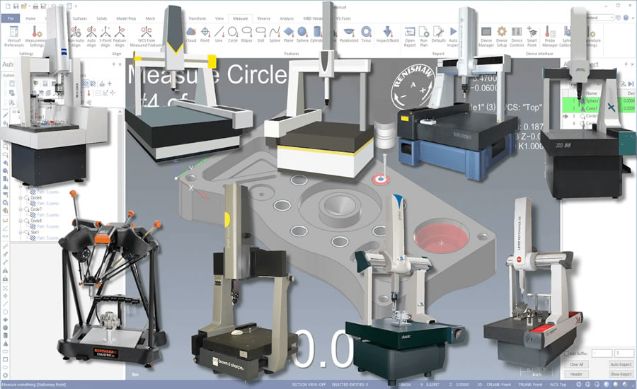 VERISURF Software AUTOMATE, es una aplicación de programación inteligente orientada a objetos con un flujo de trabajo inherentemente intuitivo y visual que simplifica la programación CMM 