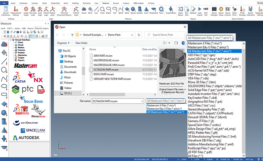 VERISURF Software para Medicion Comparacion Archivos CAD Ingenieria Inversa